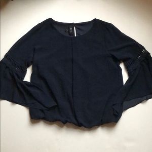 BCX Women’s Navy Blouse